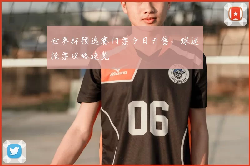世界杯预选赛门票今日开售,球迷抢票攻略速览