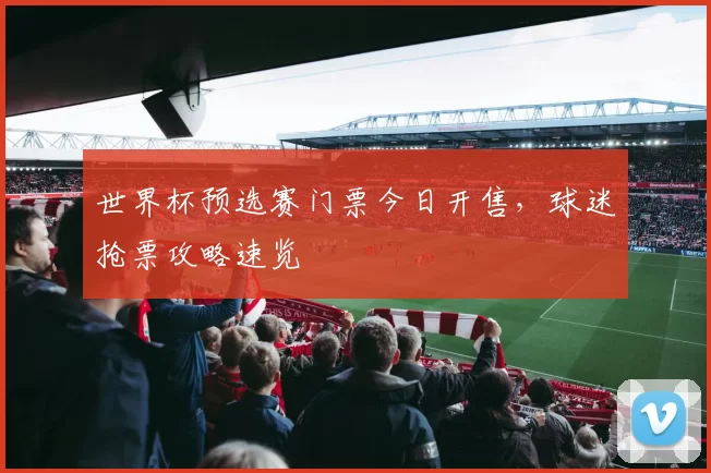 世界杯预选赛门票今日开售,球迷抢票攻略速览